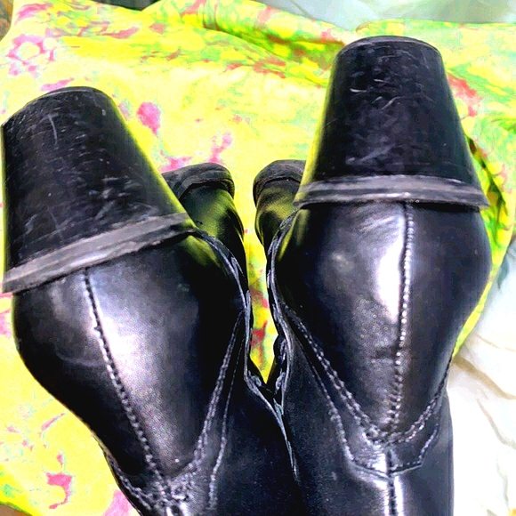 FRANCO SARTO LEVEE BLK BOOTIE SZ 7 - Picture 7 of 10